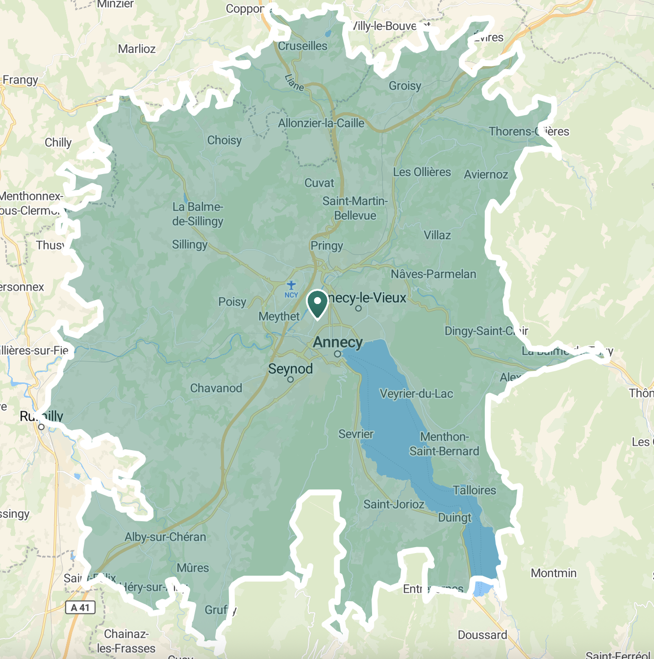 carte d'intervention de laura fitamant ostéopathe animaliere sur annecy en haute savoie