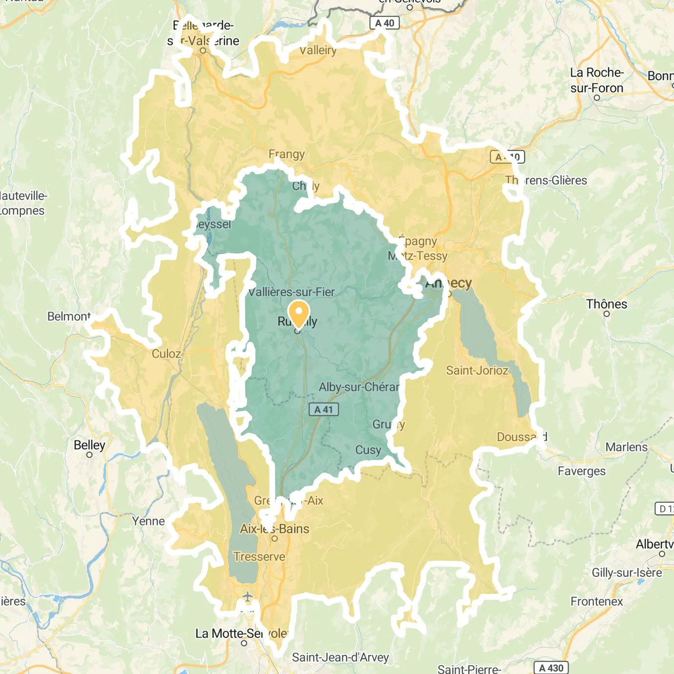 carte d'intervention de laura fitamant ostéopathe animaliere sur annecy en haute savoie